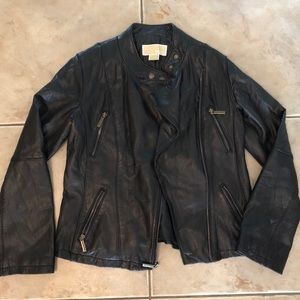 Michael Kors genuine leather jacket